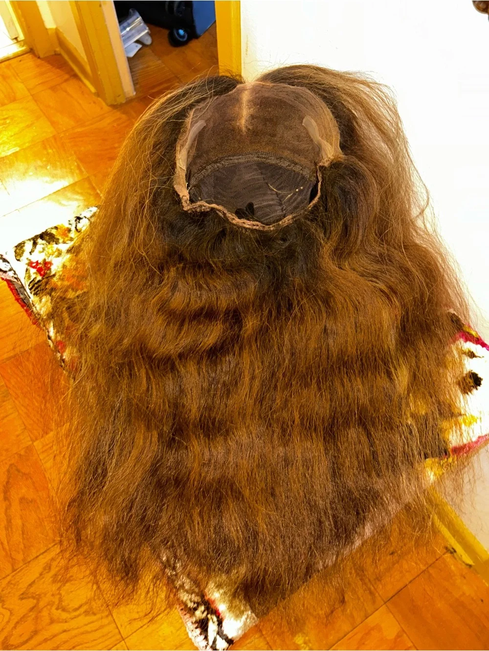 Brown Shoulder-Length Lace Front Wig